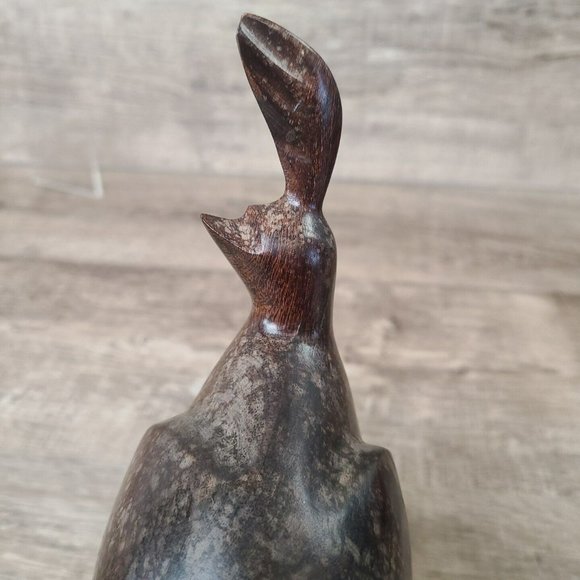 Pair (2) Solid Wood Quail Carving Ironwood Bird Figure Statue Sculpture 8.5 " - Picture 12 of 15
